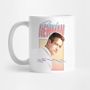 Paul Newman - Retro Aesthetic Style Fan Art Design Mug